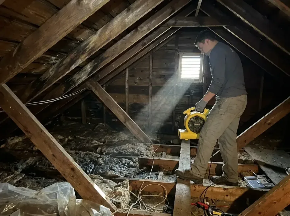 attic-water-damage-drying-proc-007 — frequently asked questions, Emergency Water Extraction & 24/7 Flood Response in Pearl B…